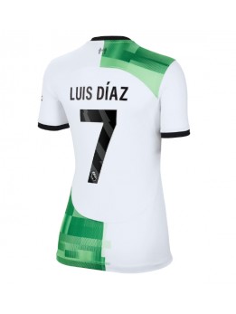 Billige Liverpool Luis Diaz #7 Bortedrakt Dame 2023-24 Kortermet